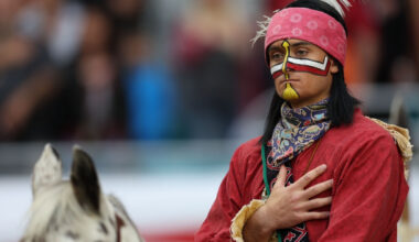 Florida State's mascot at a football game