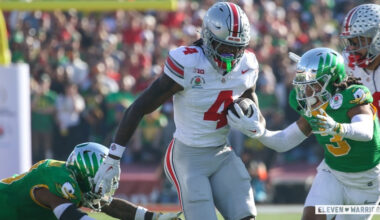 Jeremiah Smith vs. Oregon in the 2025 Rose Bowl