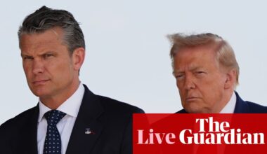Trump backs Pete Hegseth amid renewed tensions with Iran – live | Trump administration