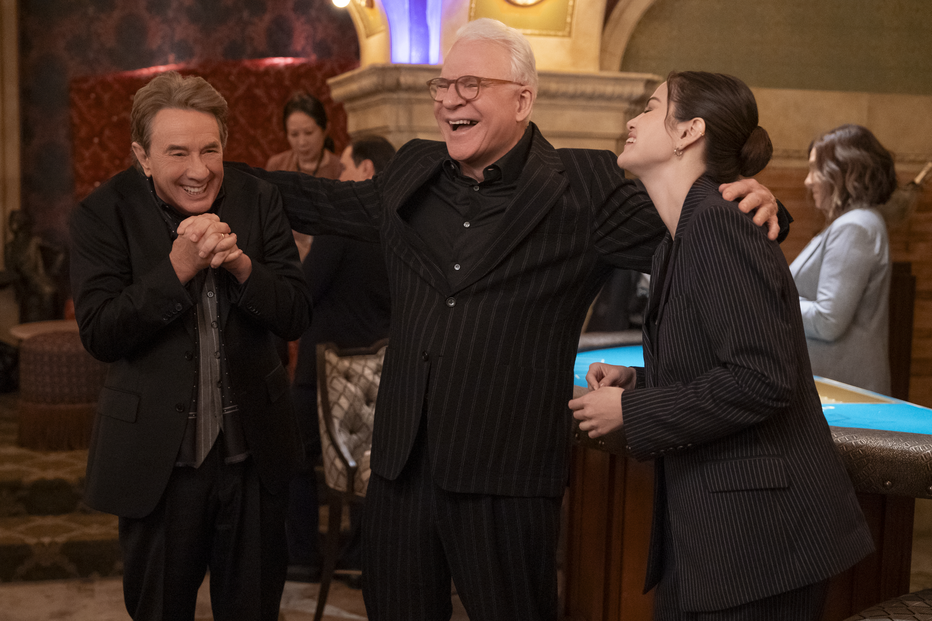 Martin Short, Steve Martin, and Selena Gomez in 'Only Murders in the Building'
