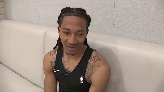 Meet the rooks! Ashley Gonzalez caught up with Spurs' rookies ahead of NBA Summer League play