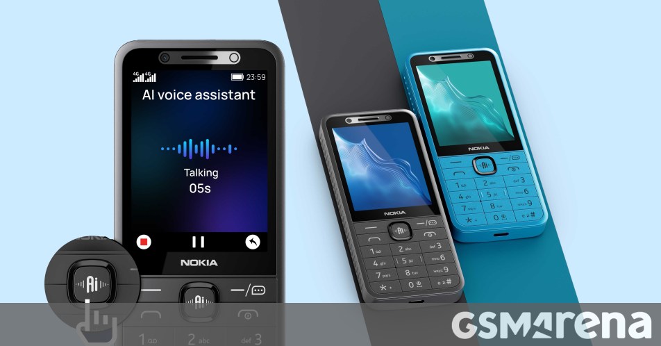 HMD announces four new Nokia feature phones with AI