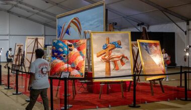 Pro-Trump artist paints potentially record-breaking Old Glory for America’s 250th