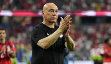 Egypt national team manager waves Palestinian flag after World Cup win over Australia