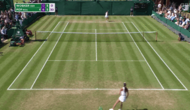 Player defaulted from Wimbledon girls’ singles after bouncing racket off grass and into crowd