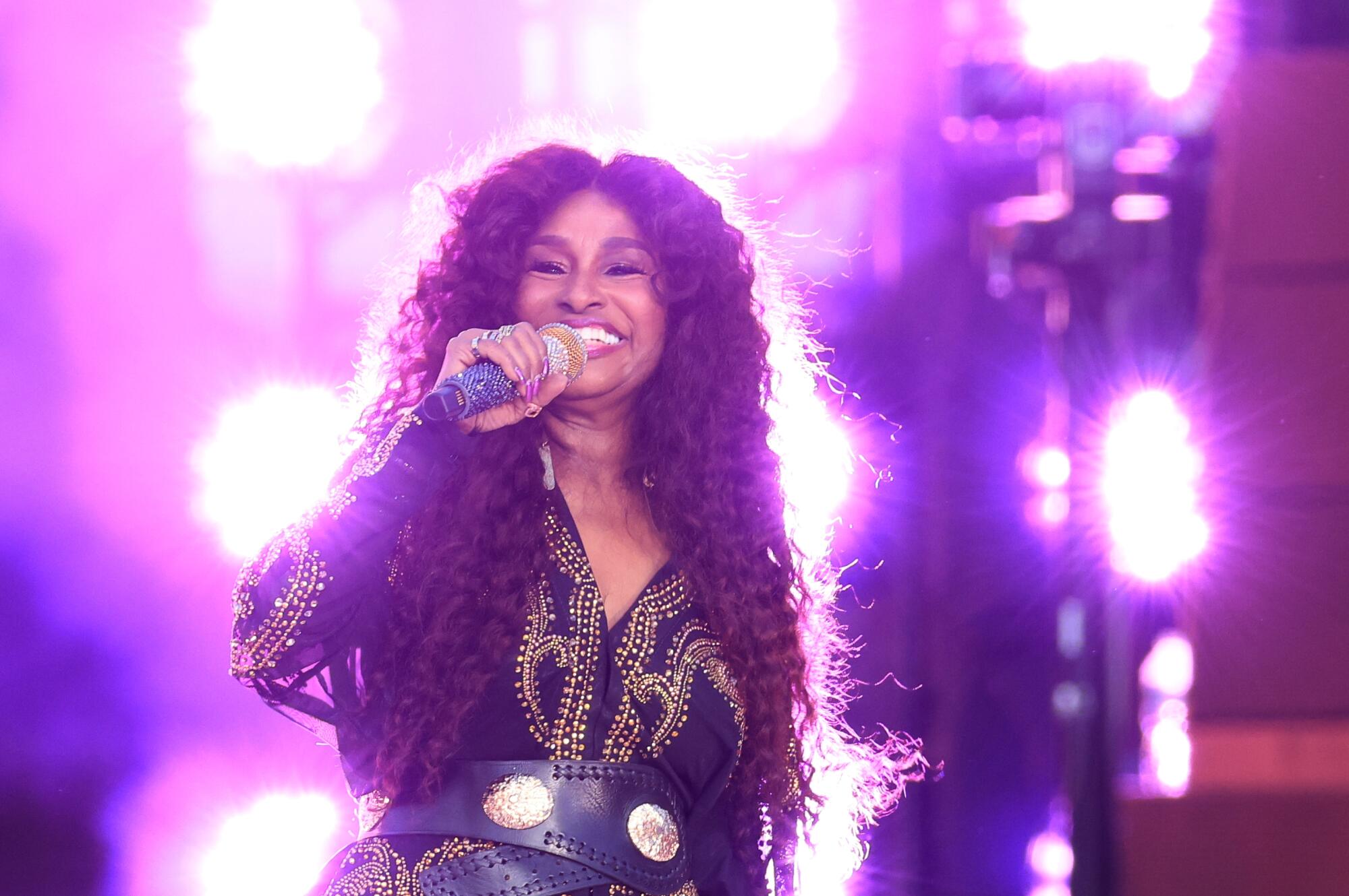Chaka Khan performs.
