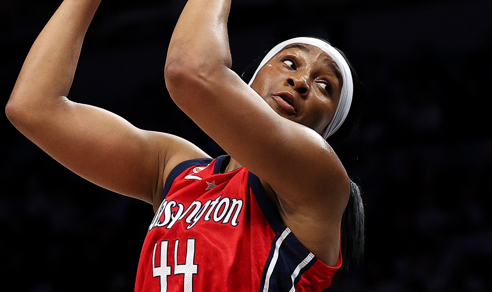 Kiki Iriafen of the Washington Mystics WNBA