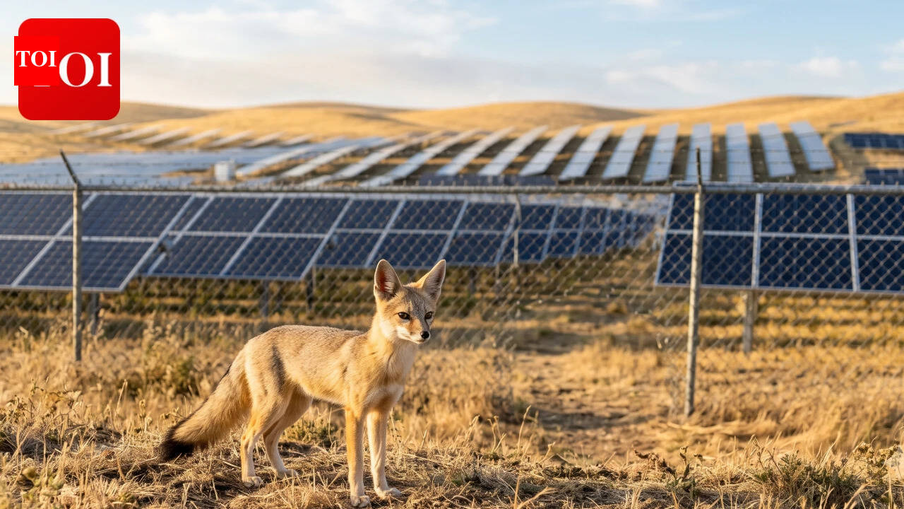 San Joaquin Kit Fox :How massive Solar farms in California are providing surprising benefits in preserving the endangered San Joaquin kit foxes |
