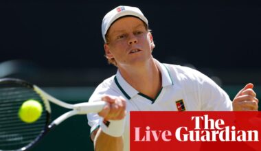 Wimbledon 2026 quarter-finals: Jannik Sinner v Jan-Lennard Struff; Jessica Pegula v Coco Gauff – live | Wimbledon 2026