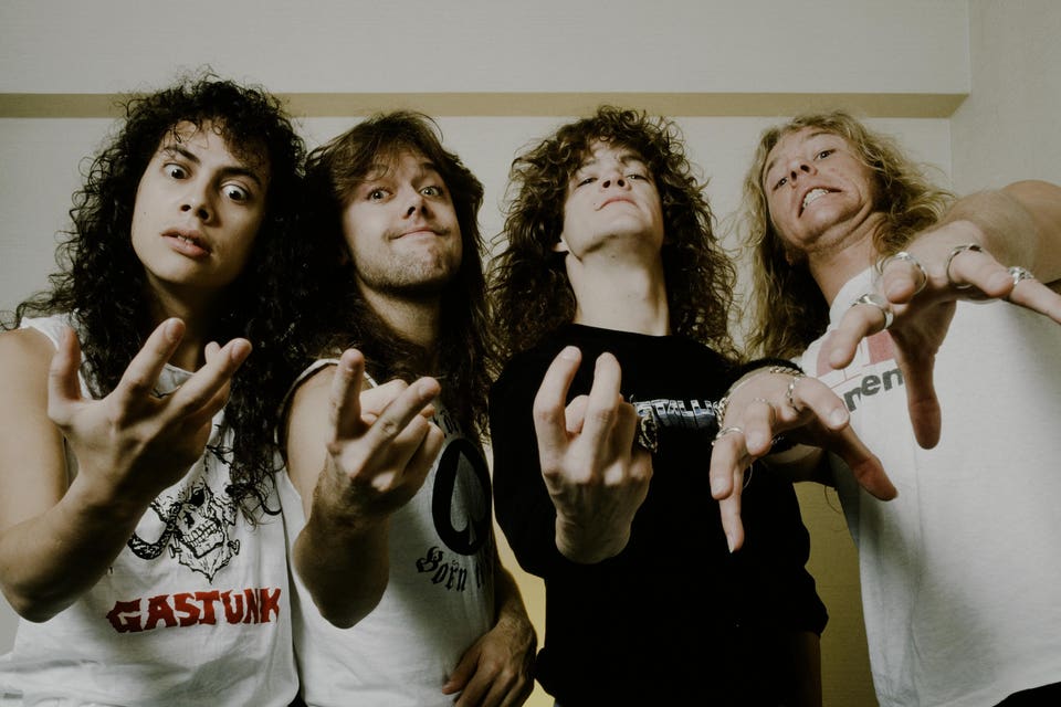 Metallica In Photo Session At A Hotel