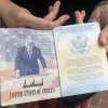 A new U.S. passport features an image of President Trump.