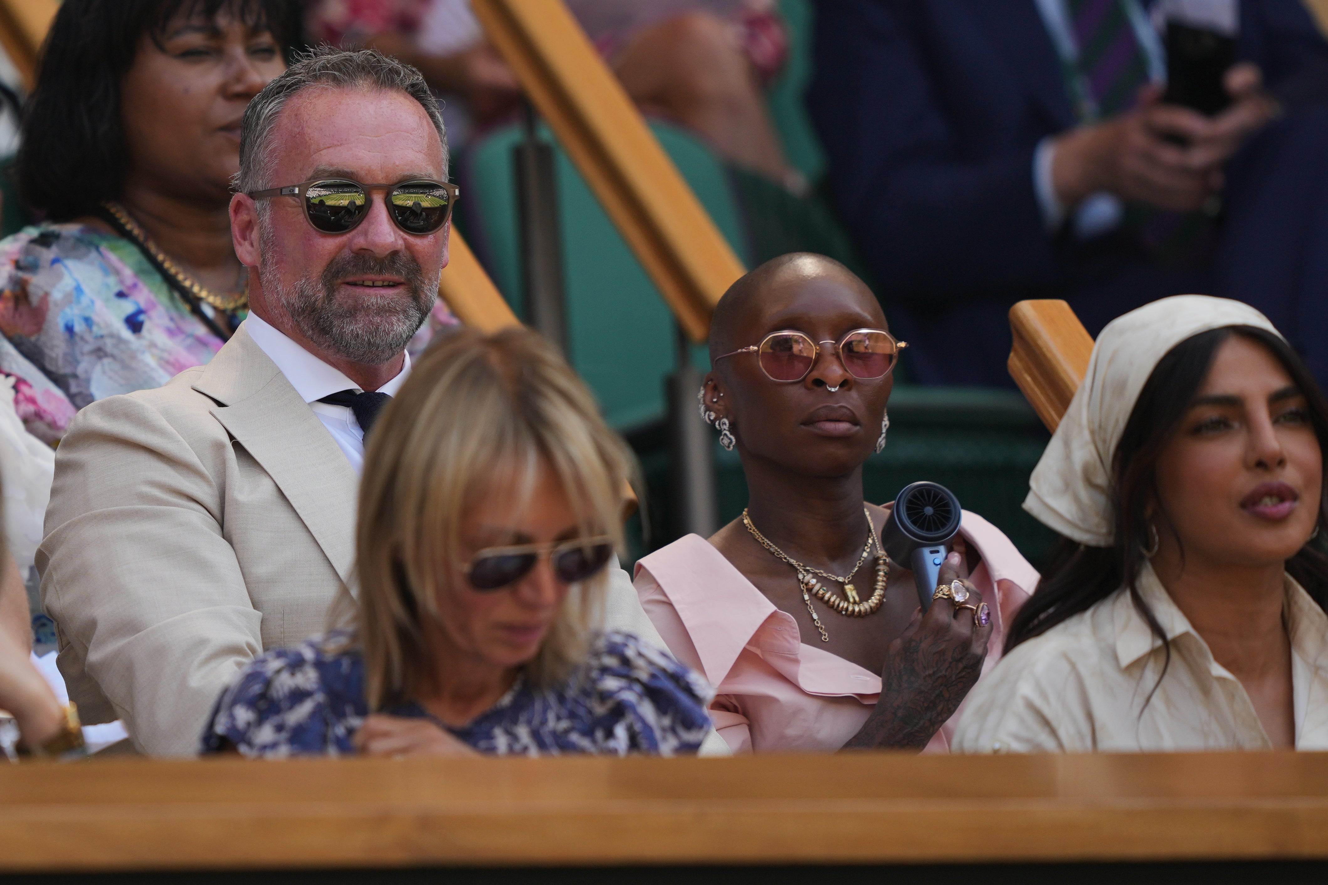 Cynthia Eriva seen at Wimbledon 2026