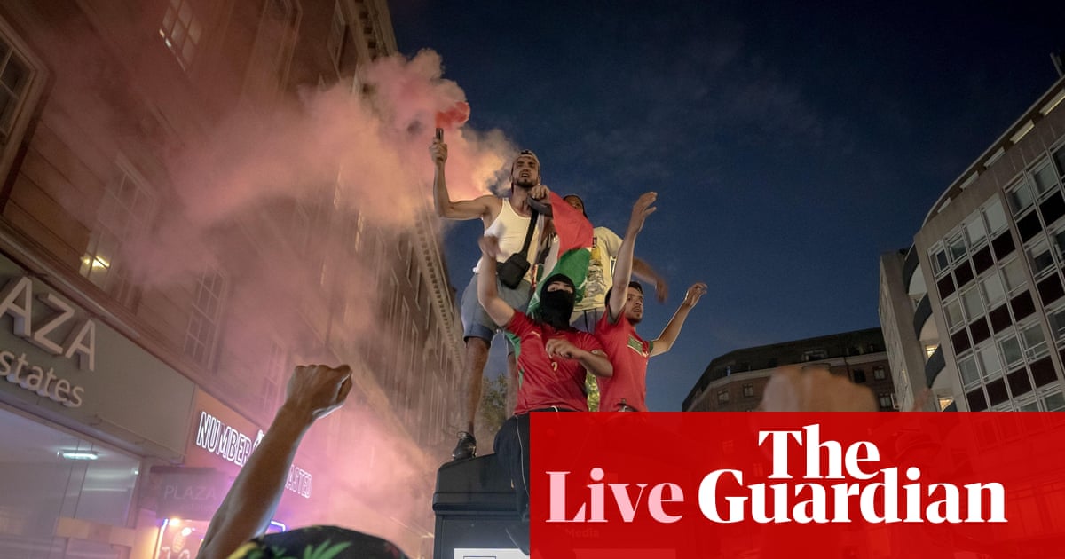 World Cup 2026: ‘violent disorder’ in London after France’s win over Morocco, Spain v Belgium buildup – live | World Cup 2026