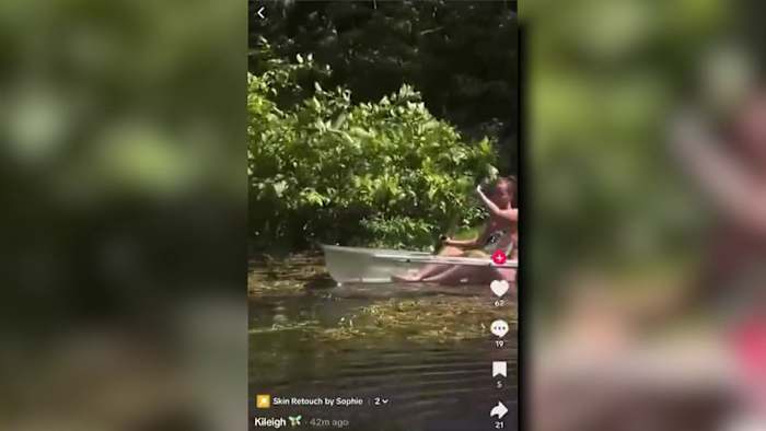 FWC investigates viral video appearing to show woman petting alligator at Silver Springs