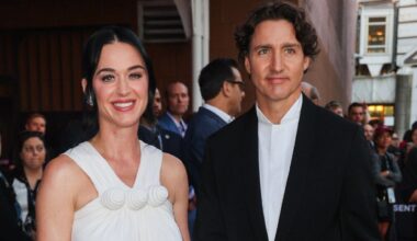 Katy Perry and Justin Trudeau hop for good luck in a TikTok video