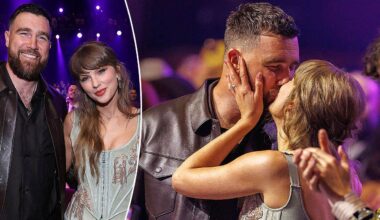 Taylor Swift and Travis Kelce spotted at JuJu Smith-Schuster wedding