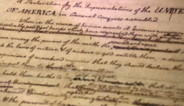 New Library of Congress exhibit features rare draft of Declaration of Independence: "You can see them changing words throughout"
