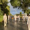 A production still from Walking Water, a site specific performance by Cornerstone Theater Company in September 2024. The Los Angeles-based arts organization was among the hundreds of groups who lost funding from the National Endowment for the Arts this week.