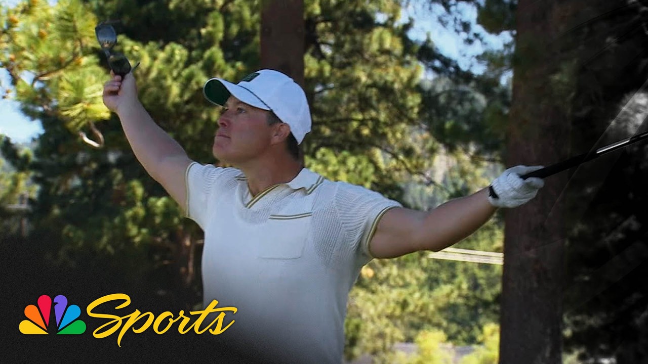 Colin Jost nearly delivers Weekend Update's ALL-TIME golf highlight | ACC | NBC Sports - YouTube