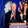 FILE - Republican U.S. Sen. Lindsey Graham speaks after winning the Republican primary on June 9, 2026, in Columbia, S.C.