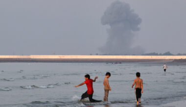 US begins new Iran strikes after President Donald Trump says ships will be charged to use the Strait of Hormuz