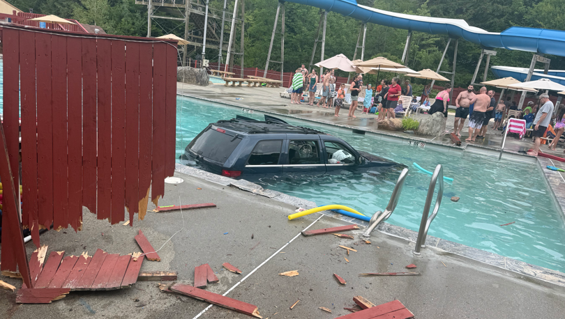 SUV drives into pool at Smugglers' Notch Resort, injuring kids