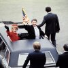 Ronald Reagan salutes beside his wife Nancy Reagan during his 1981 inaugural ceremony in Washington, D.C.