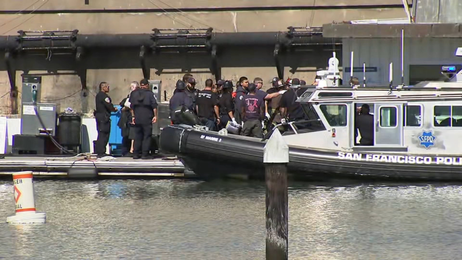 At least 1 killed amid boat rescue in San Francisco Bay near Alcatraz, SFFD on scene