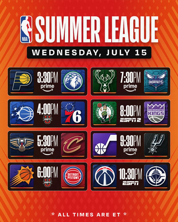 Today's schedule
