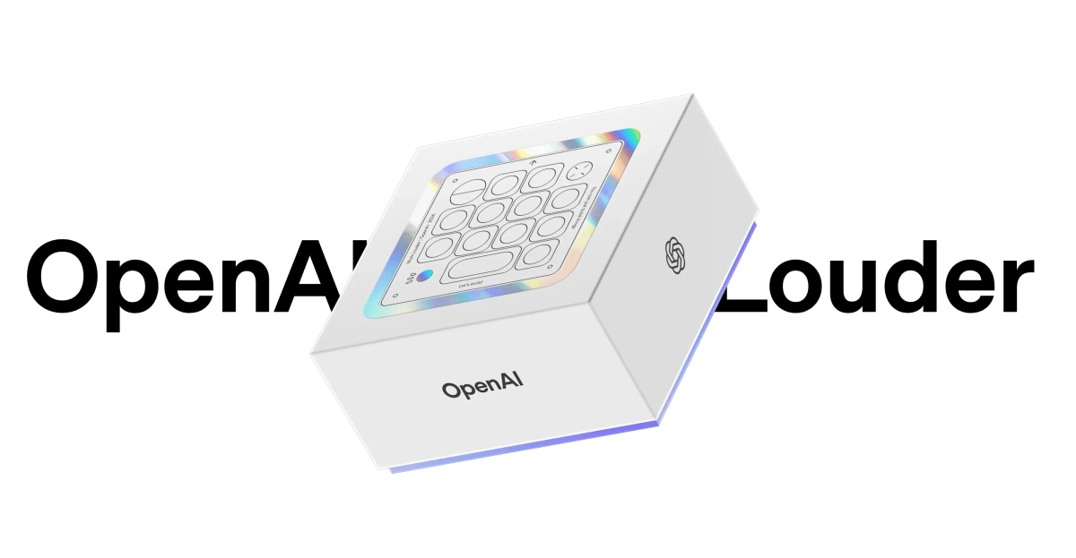 OpenAI x Work Louder graphic