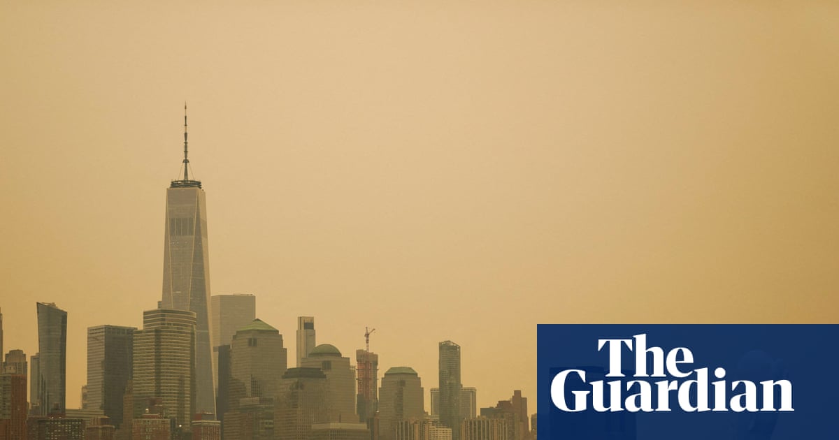 Air quality plummets in 20 US states as smoke from Canadian wildfires spreads | US news