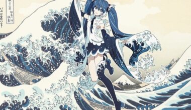 Hatsune Miku collaborates with Hokusai’s art in new Vocaloid ukiyo-e illustration series [Pics]