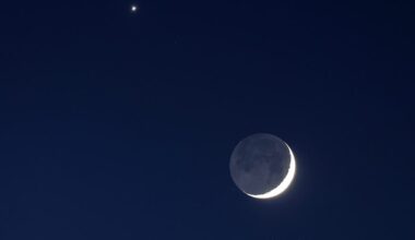 Don’t miss Venus and moon conjunction that will be visible to the naked eye