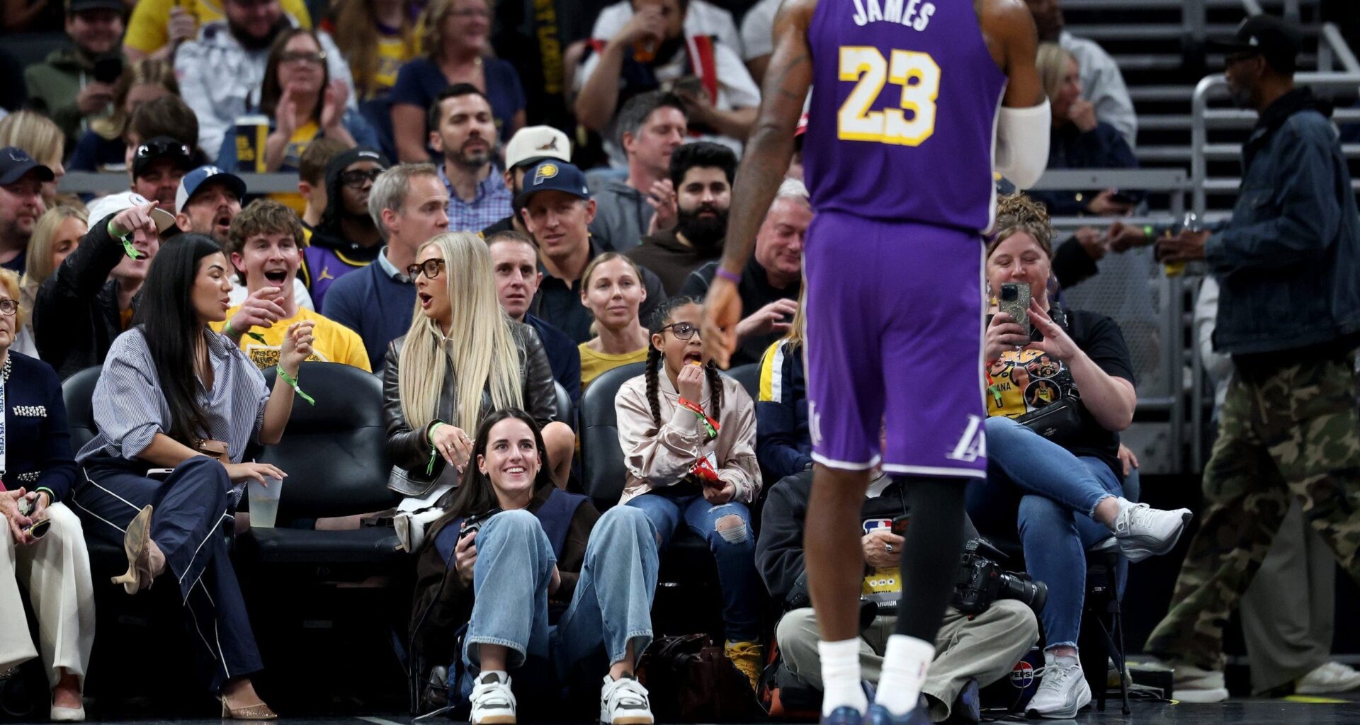 LeBron James shows love to Caitlin Clark on his Instagram after her historic 45-point performance