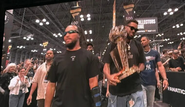 Knicks bring NBA trophy to Fanatics Fest, a Justin Bieber sighting and more. 5 takeaways