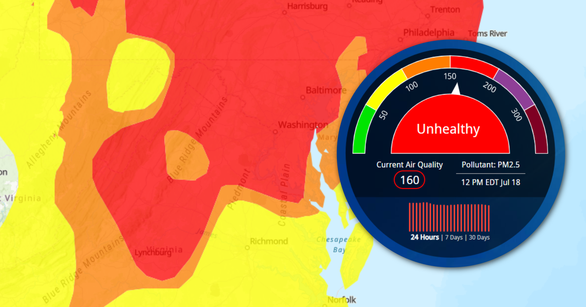 DC, MD, Northern VA air quality at Code Red: When will smoke clear