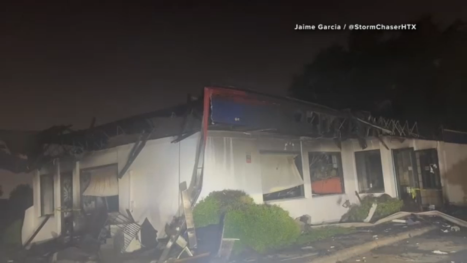 Frank's Grill restaurant in northwest Houston destroyed in fire, video shows
