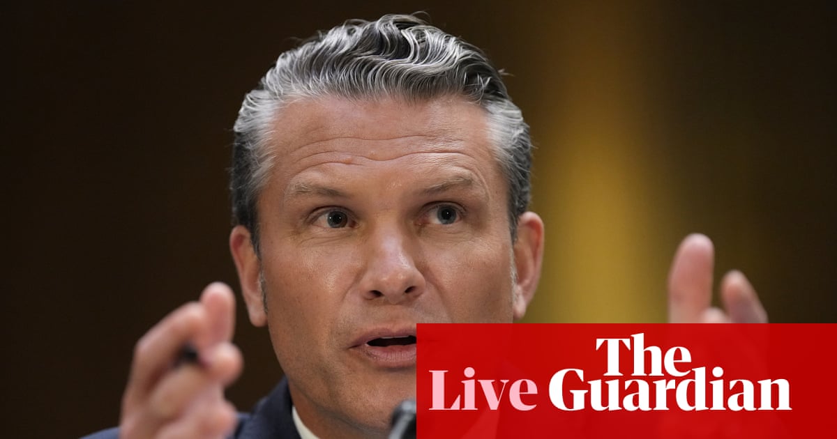 Pete Hegseth defends ongoing war in Iran and requests $88bn more to pay for it during Senate committee testimony – live | US news