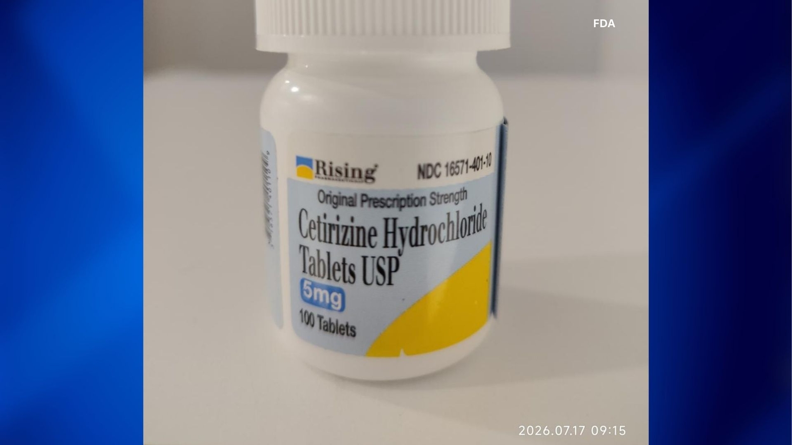 Allergy medication recalled after drug mix-up that could be life-threatening: FDA