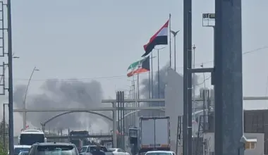 Iranian missiles strike Kuwait’s border crossing through Iraq - Shafaq News