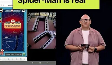 Samsung's Spider-Man bit at Galaxy Unpacked - YouTube