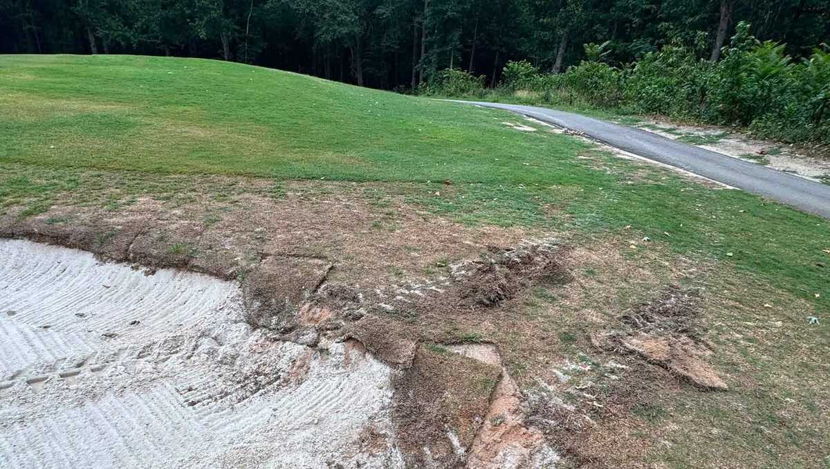 Golf course vandalized in South Carolina