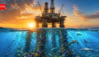 These oil rigs once drilled for crude and symbolised pollution. Now, nature has turned them into thriving underwater sanctuaries for fish |