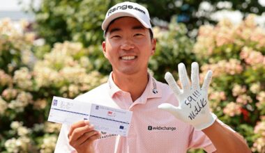 Michael Kim nails dramatic birdie on the 18th to make PGA Tour scoring history