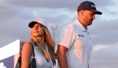 Wyndham Clark's girlfriend Emily Tanner battles tan lines, Kristin Cavallari's first pitch & Sweetness tribute