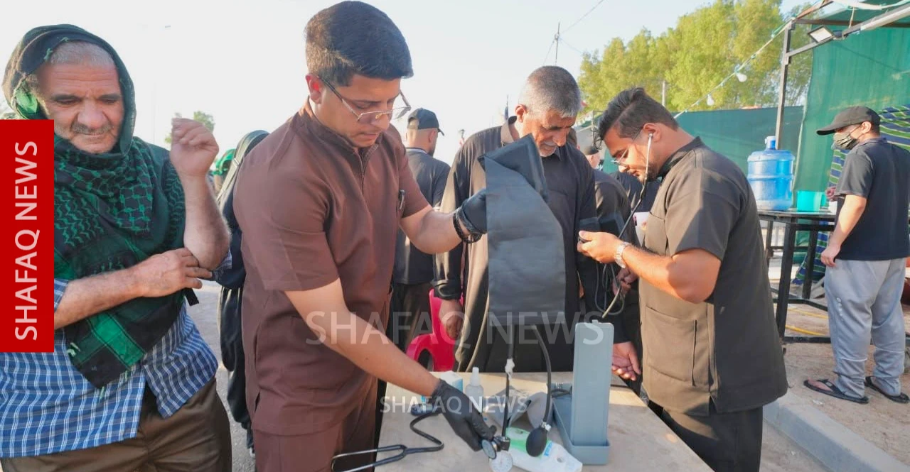 2,500+ volunteers provide healthcare for Arbaeen pilgrims - Shafaq News