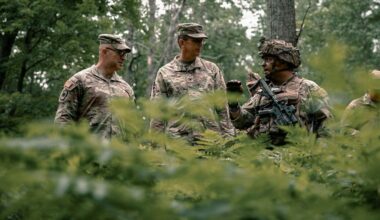Army National Guard command team visits Ohio ARNG members during inaugural combat readiness exercise
