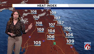 Dangerous heat continues Monday before storm chances ramp up late week. Here’s the latest