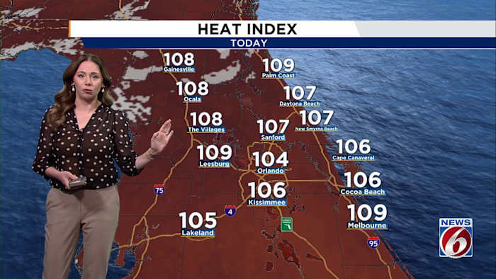 Dangerous heat continues Monday before storm chances ramp up late week. Here’s the latest