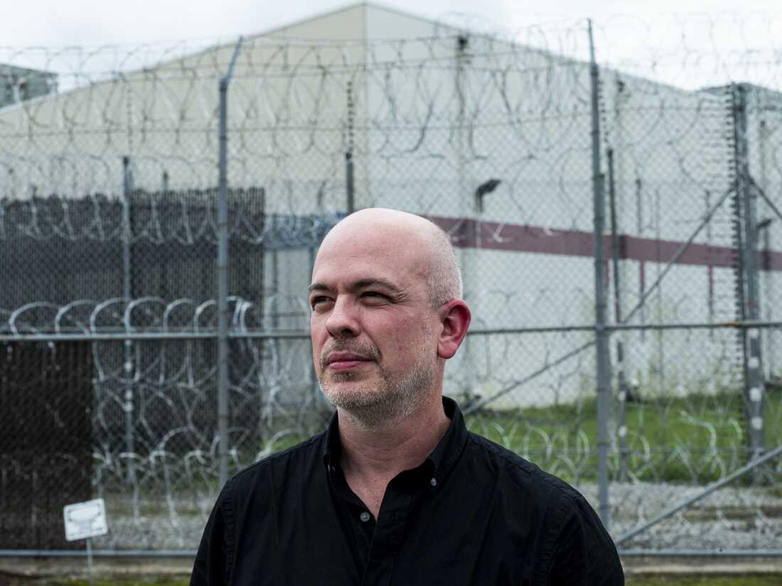 Mauricio Calvo, president and CEO of Latino Memphis, is seen outside of the U.S. Immigration and Customs Enforcement West Tennessee Detention Facility in Mason, Tennessee.